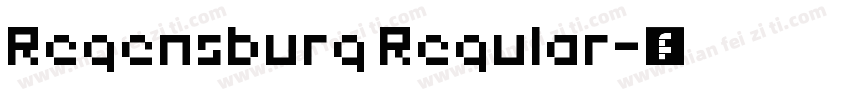 Regensburg Regular字体转换
